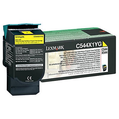 Toner originale Lexmark OPTRA C546 GIALLO