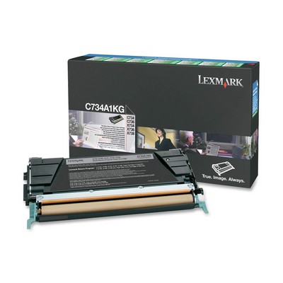 Toner Lexmark C734A1KG originale NERO