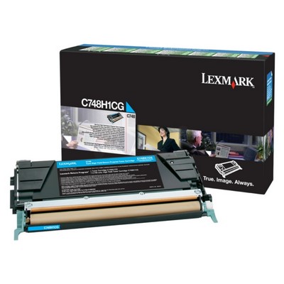 Toner originale Lexmark C748DE CIANO