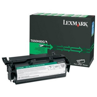 Toner Lexmark T650H80G originale NERO