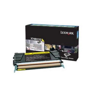 Toner Lexmark X748H1YG originale GIALLO