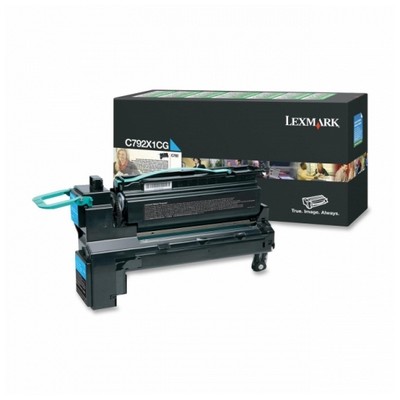 Toner originale Lexmark X792 CIANO