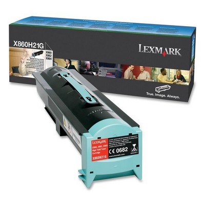 Toner Lexmark X860H21G originale NERO