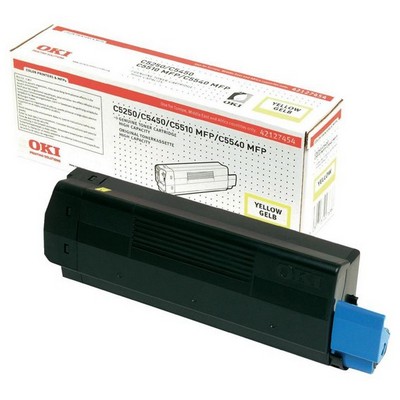 Toner Oki 42127454 originale GIALLO