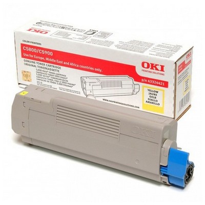 Toner Oki 43324421 originale GIALLO