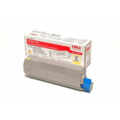 Toner Oki 43381905 originale GIALLO