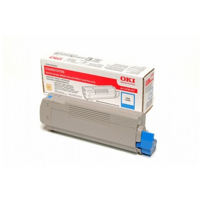 Toner Oki 43381907 originale CIANO