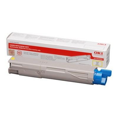 Toner Oki 43459369 originale GIALLO