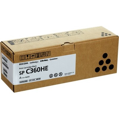 Toner Ricoh 408184 SPC360HE originale NERO