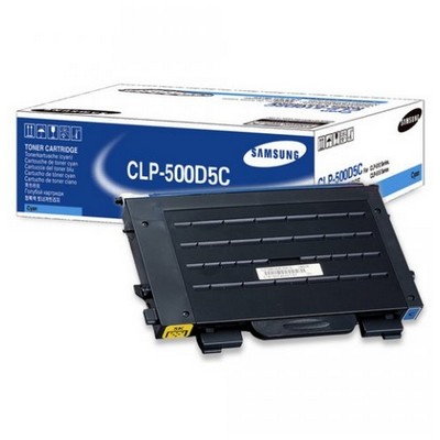 Toner Samsung CLP-500D5C/ELS originale CIANO