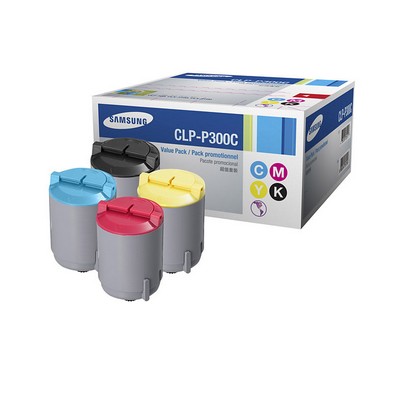 Toner Samsung CLP-P300C/ELS (Conf. da 4 pz.) originale NERO+CIANO+MAGENTA+GIALLO