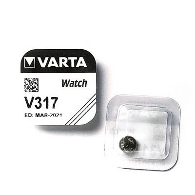 VARTA 1 BATTERIA BOTTONE V317 1,55V OSSIDO D'ARGENTO