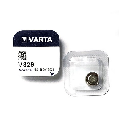 VARTA 1 BATTERIA BOTTONE V329 1,55V OSSIDO D'ARGENTO